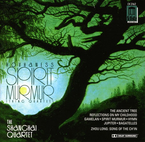 the album cover for Shanghai Quartet - Spirit Murmer String Quartets 1 3 4 2 (Suite)