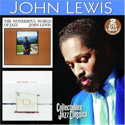 the album cover for John Lewis - Wonderful World Of Jazz and Evolution