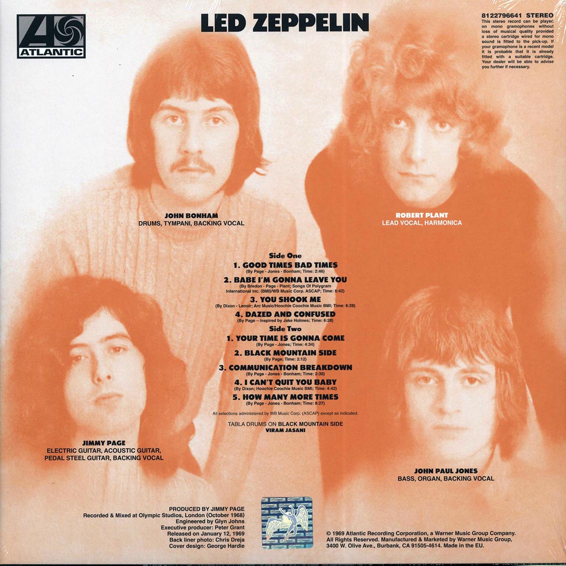 Led Zeppelin Led Zeppelin I 180g Vinyl Record