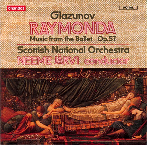 the album cover for Neeme Järvi - Raymonda Suite