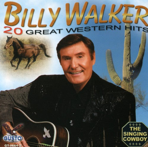 the album cover for Billy Walker - 20 Great Western Hits