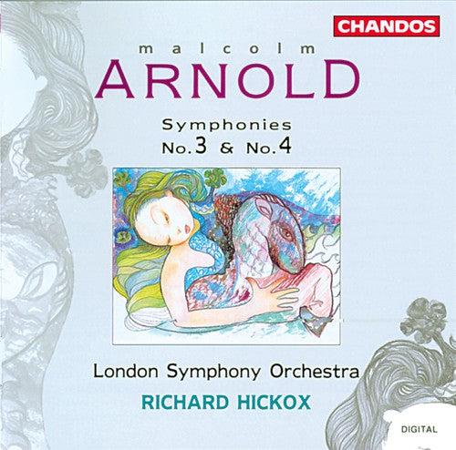 the album cover for Richard Hickox - Symphonies 3 & 4