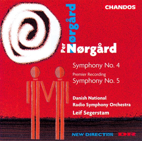 the album cover for Leif Segerstam - Symphonies 4 & 5