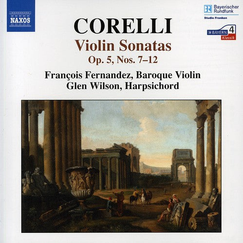 the album cover for François Fernandez - Sonatas for Violin & Basso Continuo Op 5 Nos 7-12