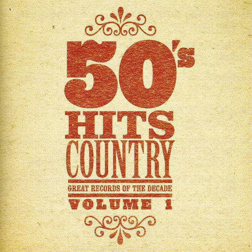 the album cover for Great Records Of The Decade - 50's Country Hits 1 / Various