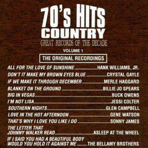70's Country Hits 1 / Various Music CD