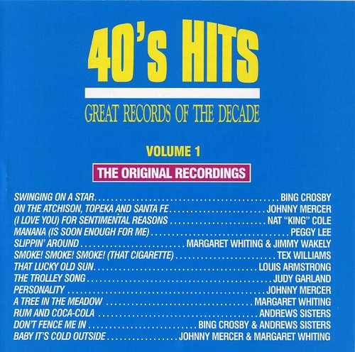 the album cover for Great Records Of The Decade - 40's Pop Hits 1 / Various