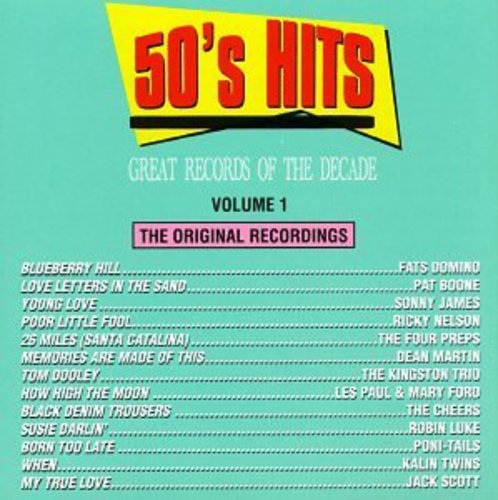 the album cover for Great Records Of The Decade - 50's Pop Hits 1 / Various