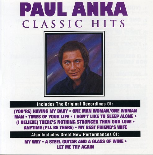 the album cover for Paul Anka - Classic Hits