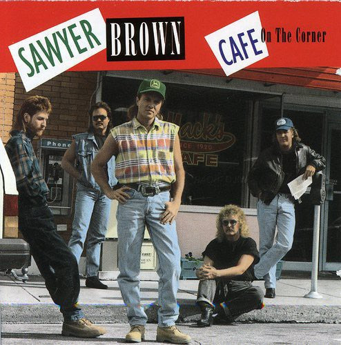 the album cover for Sawyer Brown - Cafe on the Corner