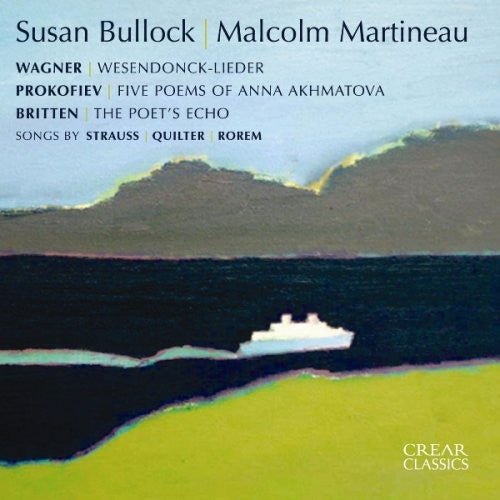the album cover for Malcolm Martineau - Wesendonck Lieder / 5 Poems of Anna / Poet's Echo