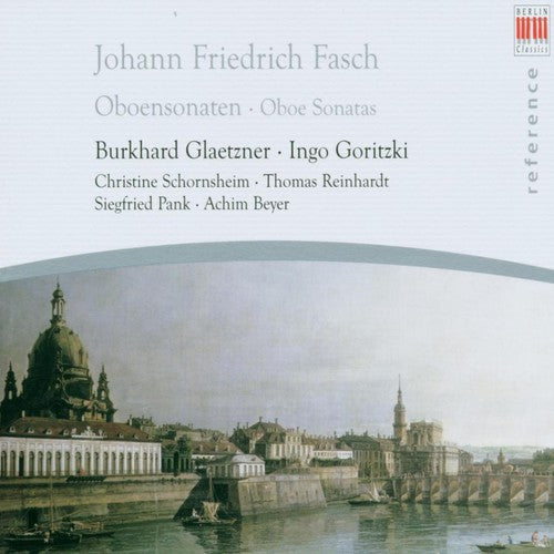 the album cover for J.F. FASCH - Oboe Sonatas