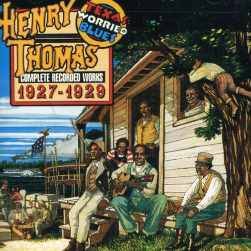 the album cover for Henry Thomas - Texas Worried Blues