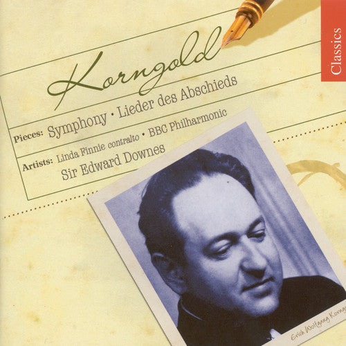 Korngold / Finnie / Bbc Philharmonic / Downes - Lieder Des Abshieds - Music CD