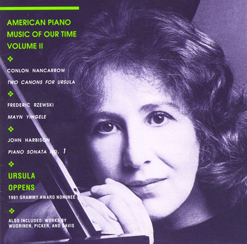 the album cover for Francis/Sessions,Roger Thorne - American Piano Music of Our Time 2 / Various