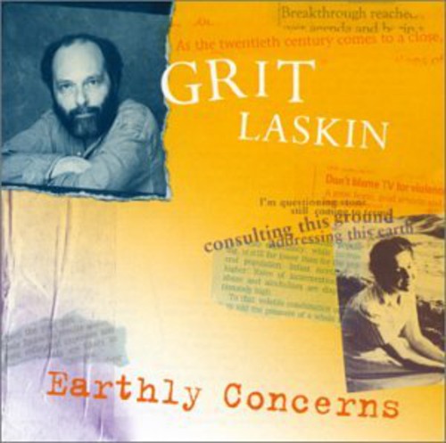 the album cover for Grit Laskin - Earthly Concerns
