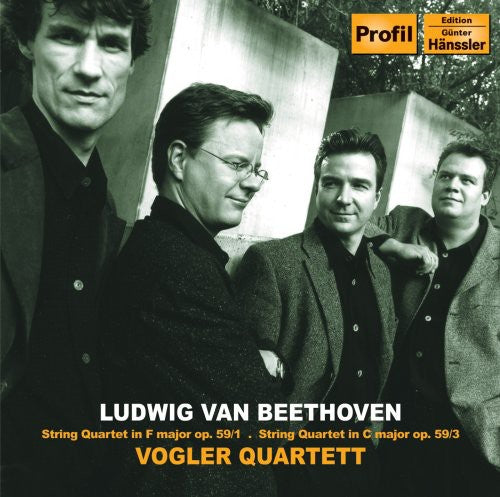 the album cover for Vogler - Quartets Op 59 / 1 F-Dur + 59/3 C-Dur