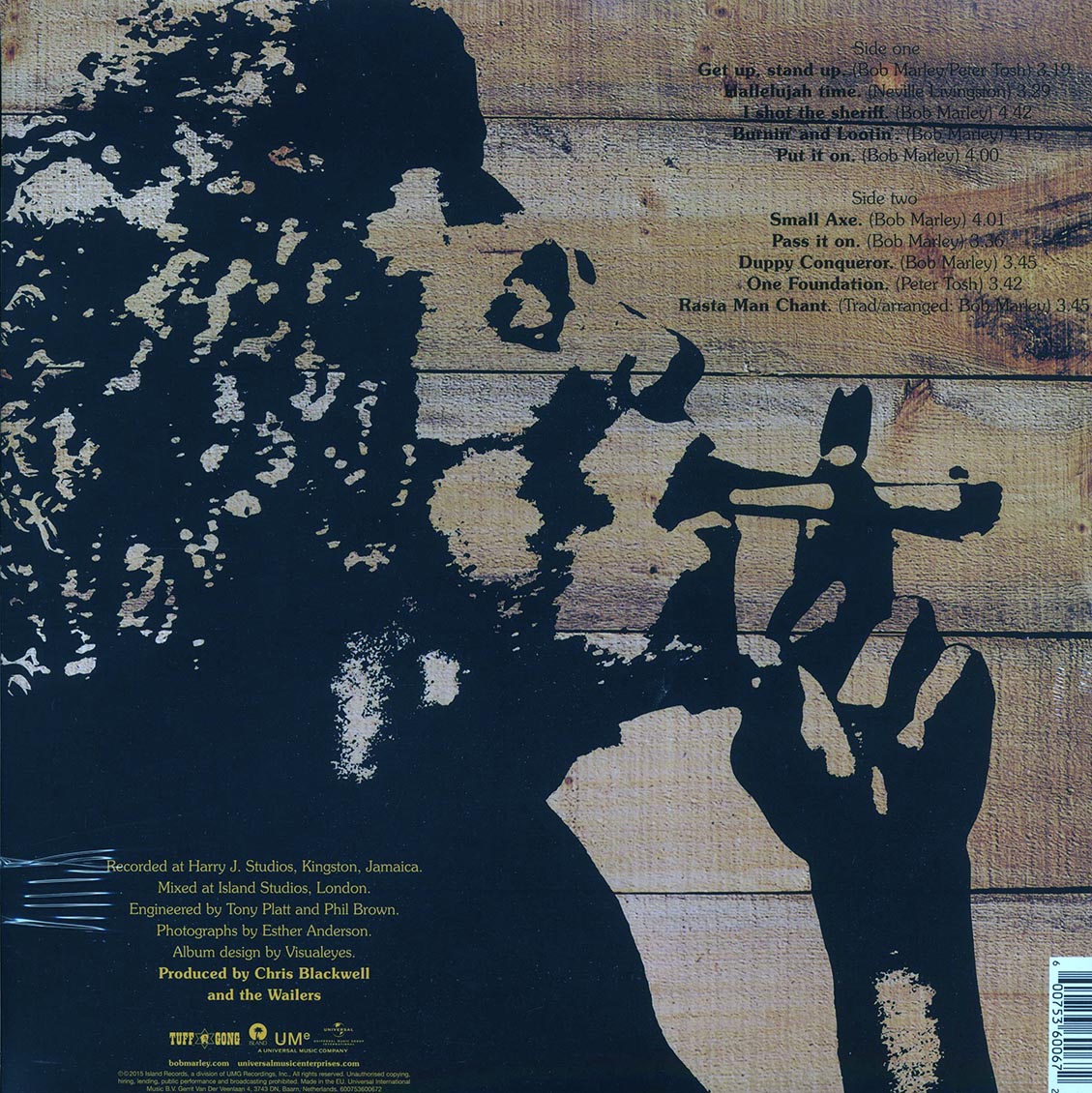 Bob Marley - Burnin' (180g) Vinyl Record