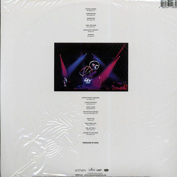 Rush A Show Of Hands (2015 PRESS) Vinyl Record