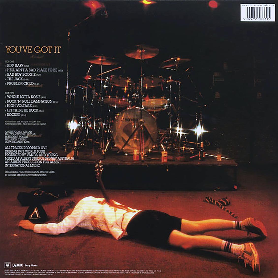 ACDC If You Want Blood You've Got It 180g Vinyl Record