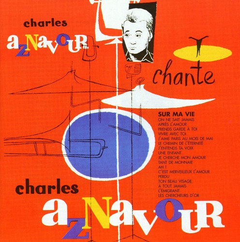 the album cover for Charles Aznavour - Sur Ma Vie