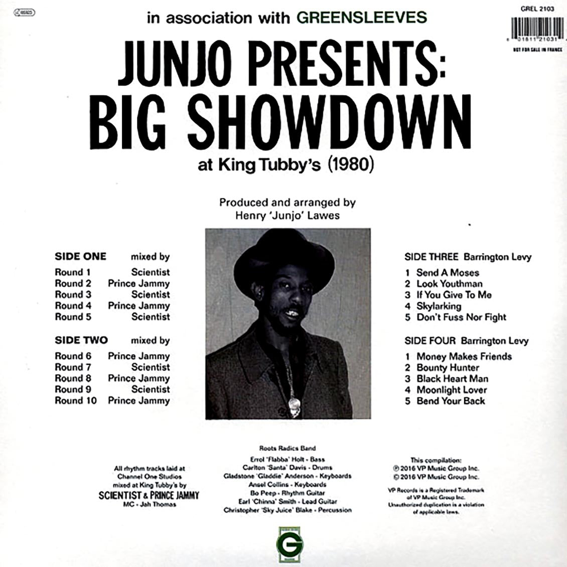 Scientist, Prince Jammy - Junjo Presents Big Showdown At King Tubby's + Bonus Vocals Album (2xLP) Vinyl Record