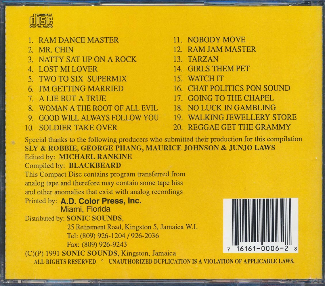 Yellowman 20 Super Hits 20 tracks Music CD