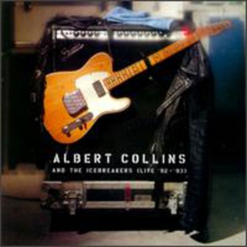 the album cover for Albert Collins - Live 92-93