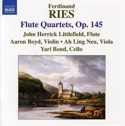 the album cover for John Herrick Littlefield - Flute Quartets Op 145