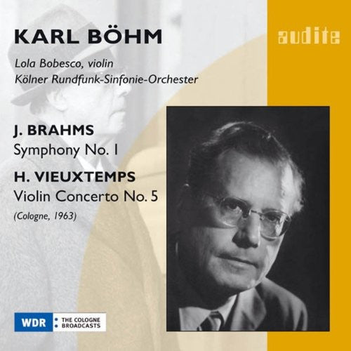 the album cover for J. BRAHMS - Symphony 1