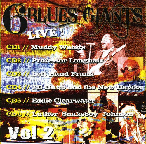 the album cover for 6 Blues Giants Live - 6 Blues Giants Live 2 / Various