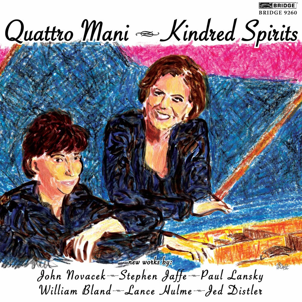 the album cover for Quattro Mani - Quattro Mani: Kindred Spirits