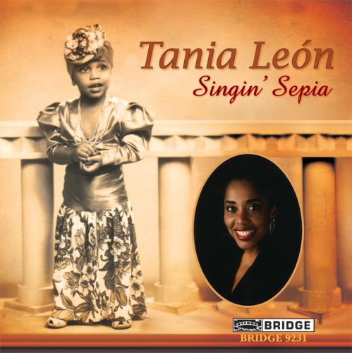 the album cover for Tania León - Singin' Sepia