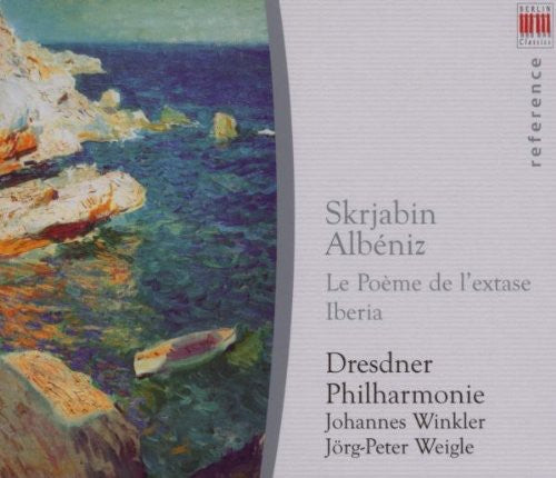 the album cover for Skrjabin/Albeniz - Le Poeme de L'extase