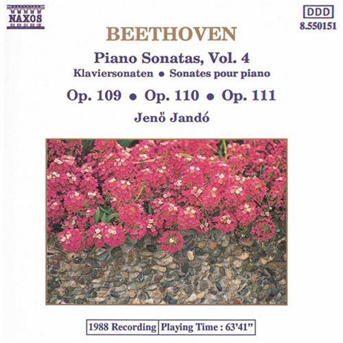 the album cover for Jenő Jandó - Piano Sonatas 30-32