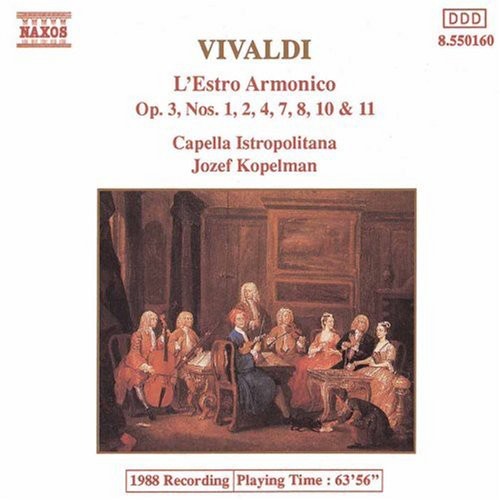 Vivaldi / Kopelman / Capella Istropolitana - Concerti 1, 2, 4, 7, 8, 10 & 11 - Music CD