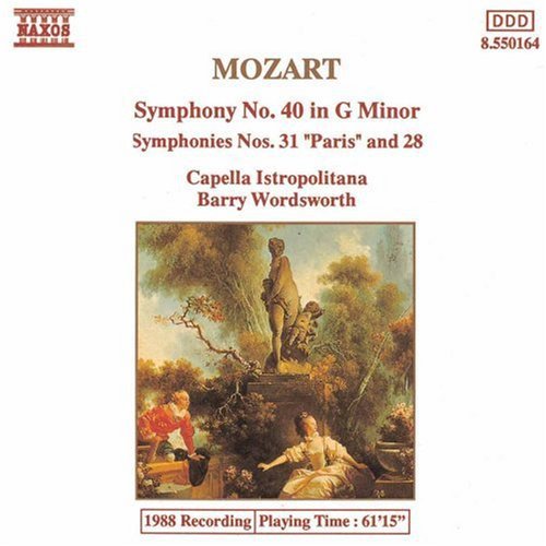 Mozart / Wordsworth - Symphonies 28, 31 & 40 - Music CD