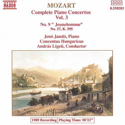 the album cover for Jenő Jandó - Piano Concerti 9 & 27