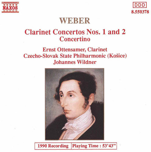the album cover for L. SPOHR - Clarinet Concerti 1 & 2 / Concertino
