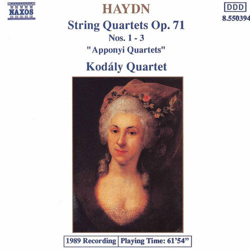 the album cover for Kodaly Quartet - String Quartets Op 71, 1-3
