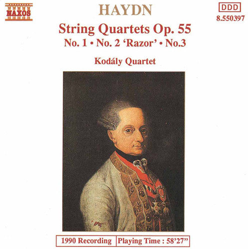 Haydn / Kodaly Quartet - String Quartets Opus 55, 1-3 - Music CD