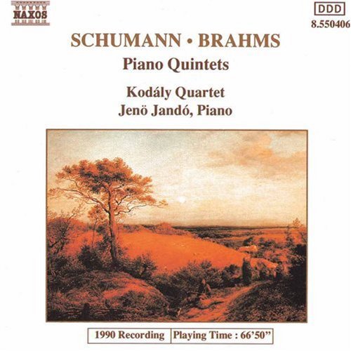 the album cover for Jenő Jandó - Piano Quintets
