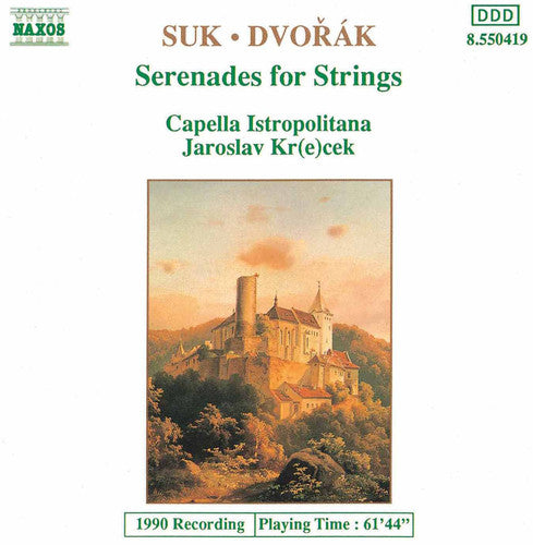 the album cover for Jaroslav Krecek - Serenade for Strings Opus 22