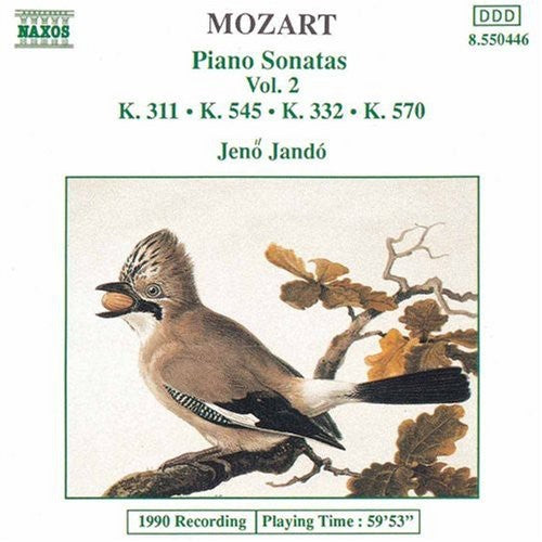 the album cover for Jenő Jandó - Piano Sonatas 311, 332, 545 & 570