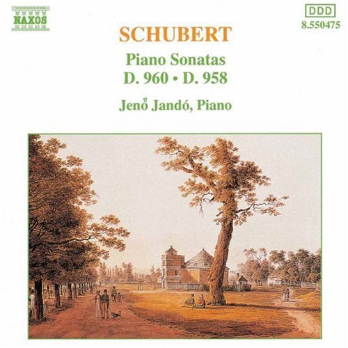 the album cover for Jenő Jandó - Piano Sonatas 958 & 960