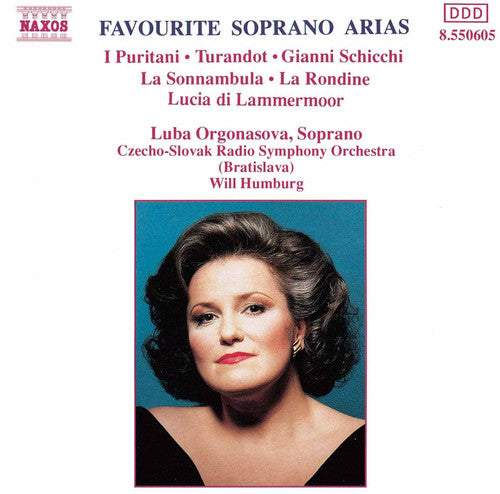 the album cover for Favourite Soprano Arias - Soprano Arias