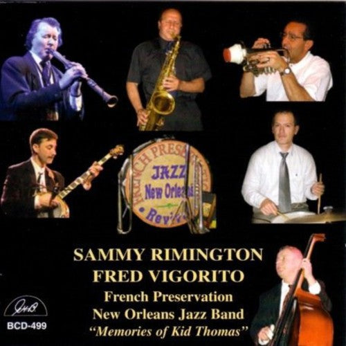 the album cover for French Preservation New Orleans Jazz Band - Memories of Kid Thomas