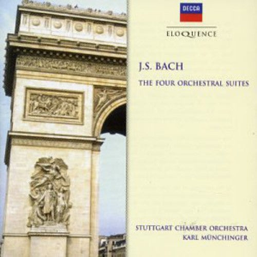 the album cover for Bach JS / Munchinger / Stuttgart Chamber Orch - Bach J.S: Orch Suites Nos 1 - 4