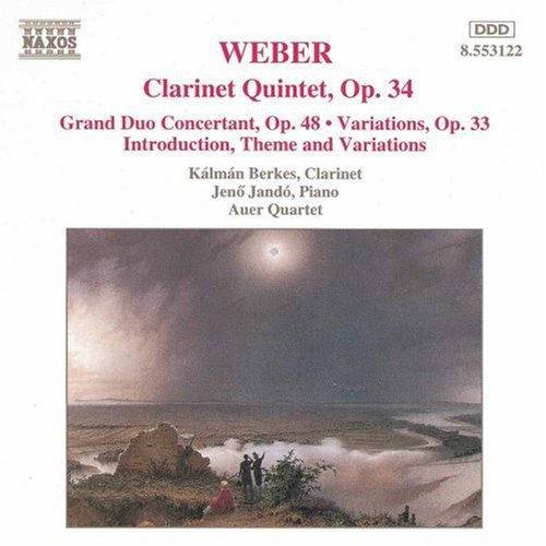 the album cover for Jenő Jandó - Clarinet Quintet
