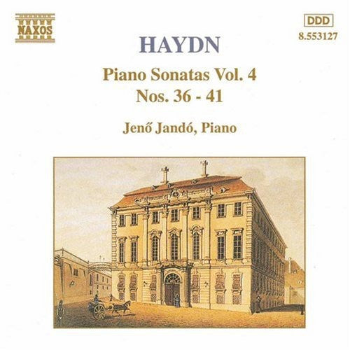 the album cover for Jenő Jandó - Piano Sonatas 36-41